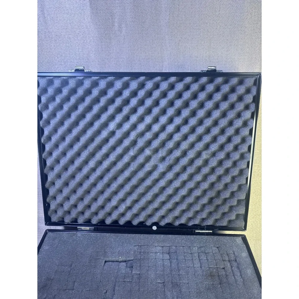 Heavy Duty Wood Frame Aluminum Flight Case Hard Storage Box Pick N Pluck Foam
